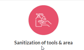 sanitiztion of tools